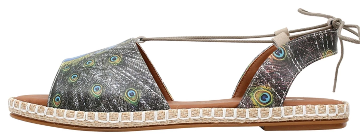 DOGO Sandalen Hazel - All Beauty Is In You Met Strikbandje Rond De Enkels 1 DOGO Sandalen Hazel - All Beauty Is In You Met Strikbandje Rond De Enkels