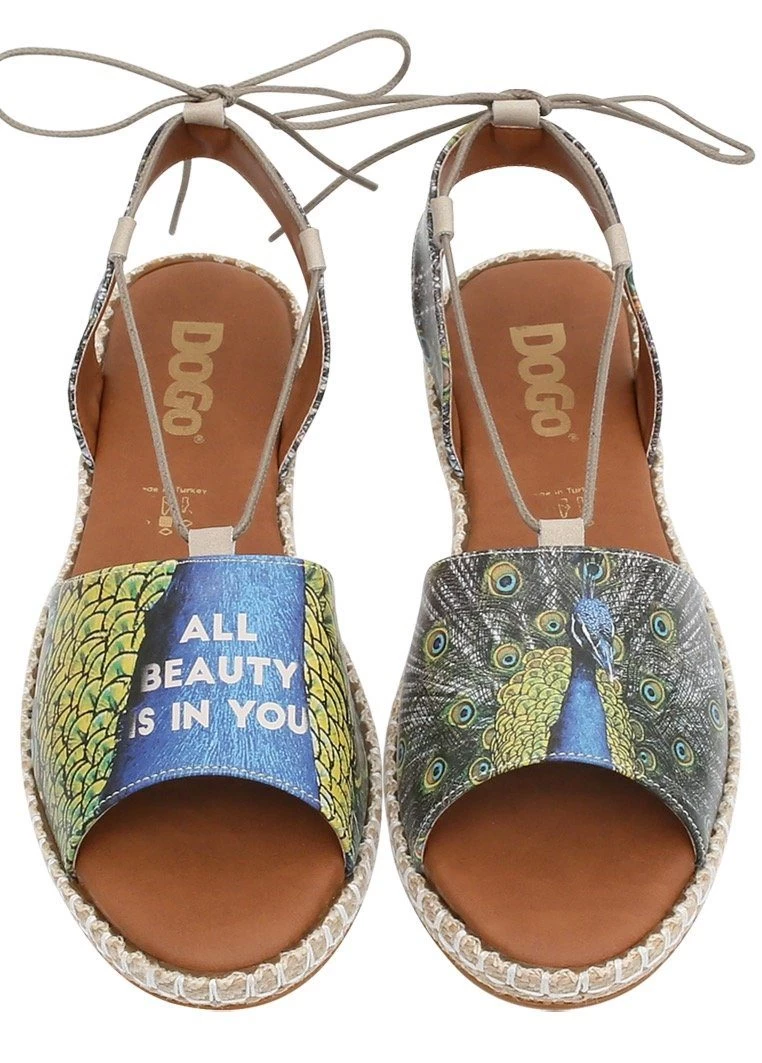 DOGO Sandalen Hazel - All Beauty Is In You Met Strikbandje Rond De Enkels 2 DOGO Sandalen Hazel - All Beauty Is In You Met Strikbandje Rond De Enkels - Image 2