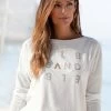 Elbsand Longsleeve Ingiara Met Logoprint Voor
