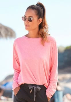 Elbsand Shirt Met Lange Mouwen Eltje Met Logoprint Achter 22 Elbsand Shirt Met Lange Mouwen Eltje Met Logoprint Achter -Beroemde Badkleding Winkel elbsand shirt met lange mouwen eltje met logoprint achter roze 2