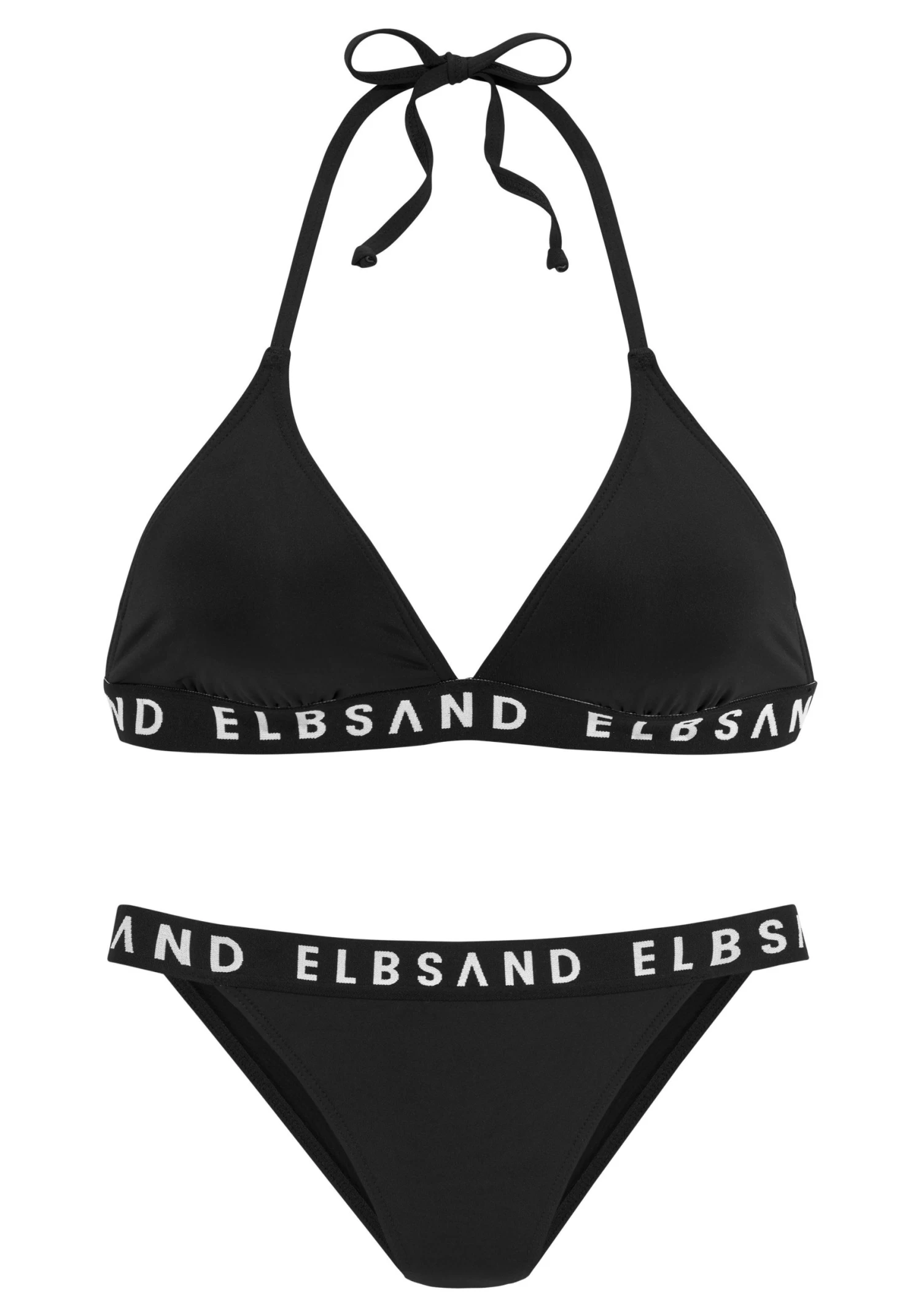 Elbsand Triangelbikini Met Merkopschriften In Contrastkleur 2 Elbsand Triangelbikini Met Merkopschriften In Contrastkleur - Image 2