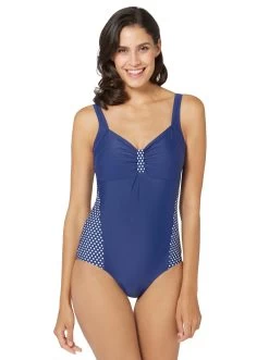 Jana Sandalen Met Lichte Metallicglans 33 Jana Sandalen Met Lichte Metallicglans -Beroemde Badkleding Winkel feel good badpak blauw 27