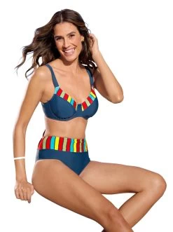 Remonte Sandalen Met Flexibele Rubberbandjes -Beroemde Badkleding Winkel feel good balconette bikini 2 stuks blauw 4