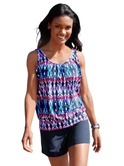 Tankinitop -Beroemde Badkleding Winkel feel good tankinitop blauw 3