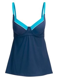 H.I.S Beugeltankini Met Mooi Bloemdessin 22 H.I.S Beugeltankini Met Mooi Bloemdessin -Beroemde Badkleding Winkel feel good tankinitop blauw 38
