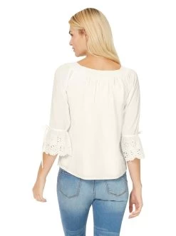 Heine Blouse Met Carmenhals -Beroemde Badkleding Winkel heine blouse met carmenhals beige 3