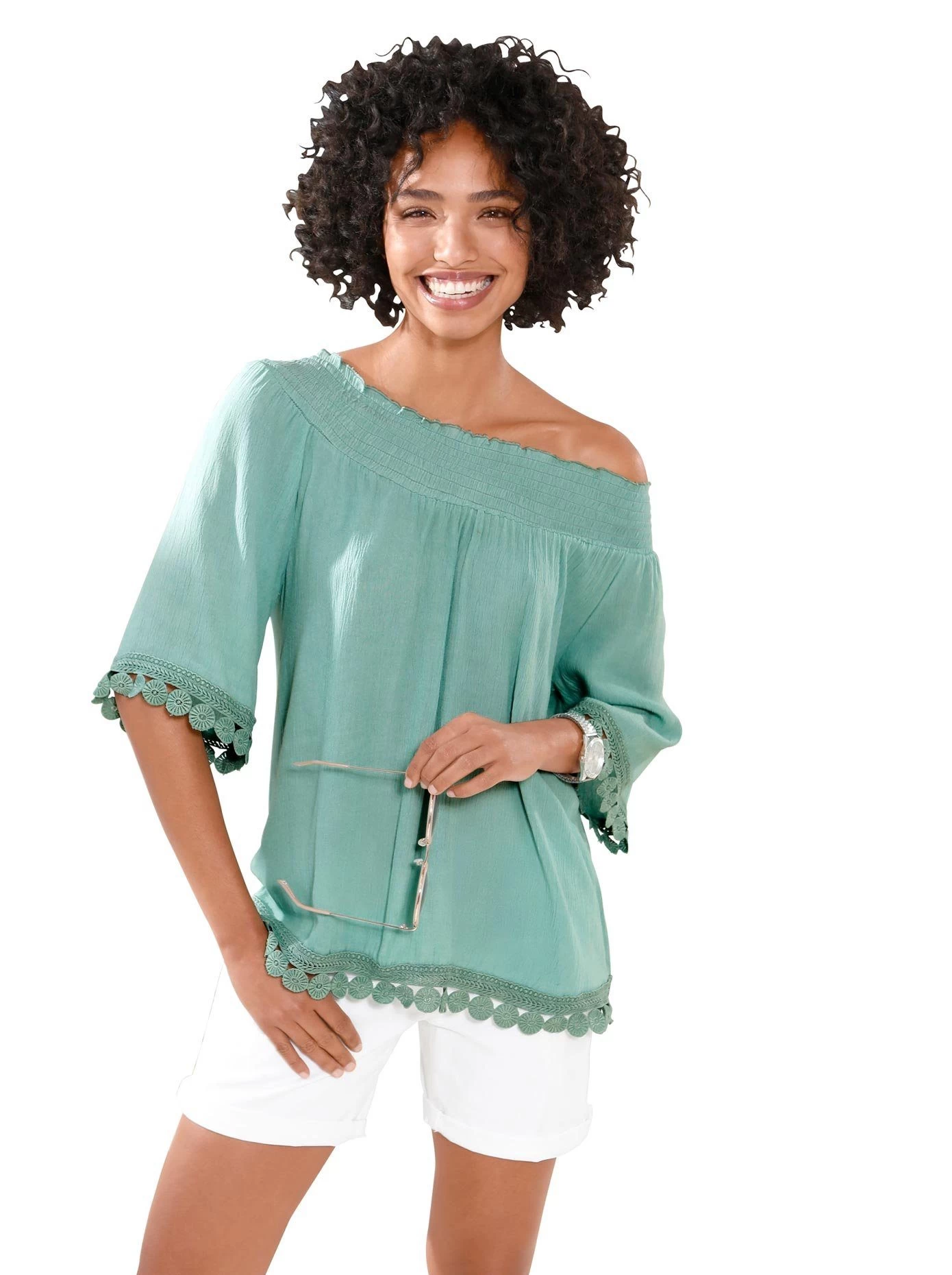 Elbsand Shirt Met Lange Mouwen Niola Met Grote Frontprint 16 Elbsand Shirt Met Lange Mouwen Niola Met Grote Frontprint - Image 16