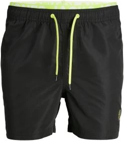 Buffalo Zwemshort Met Fotoprint En Strepen -Beroemde Badkleding Winkel jack jones strandshort jpstfiji jjswim db neon 3