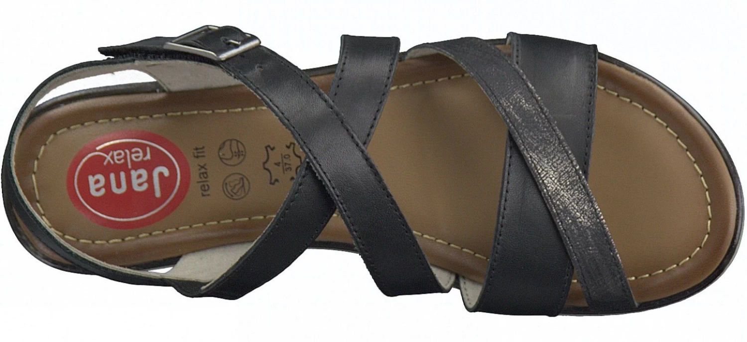 Jana Sandalen Met Lichte Metallicglans 5 Jana Sandalen Met Lichte Metallicglans - Image 5