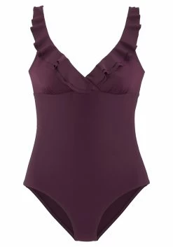 Jette Joop Badpak Met Elegante Ruche En Modellerend Effect -Beroemde Badkleding Winkel jette joop badpak met elegante ruche en modellerend effect rood 3