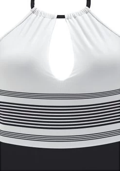 Jette Joop Badpak Met Geplaatste Strepen -Beroemde Badkleding Winkel jette joop badpak met geplaatste strepen zwart 4