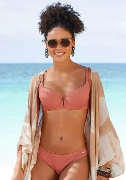 S.Oliver RED LABEL Beachwear Zomerjurk Met Bloemenprint (Met Bindstrik) -Beroemde Badkleding Winkel jette joop beugelbikini met vulling rood 4