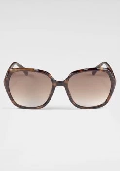 Vivance Gedessineerde Jurk -Beroemde Badkleding Winkel jjayz zonnebril bruin 4