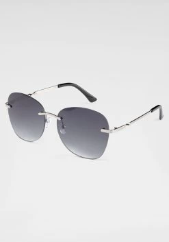 Vivance Shirt Met Lange Mouwen Met Een Modieuze Print Voor -Beroemde Badkleding Winkel jjayz zonnebril zilver