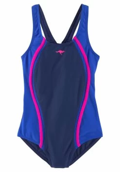 Buffalo Triangelbikini Met Motievenmix Van Ruit En Stippen 23 Buffalo Triangelbikini Met Motievenmix Van Ruit En Stippen -Beroemde Badkleding Winkel kangaroos badpak met racerback blauw 12