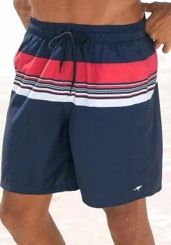 KangaROOS Zwemshort Met Strepen -Beroemde Badkleding Winkel kangaroos zwemshort met strepen blauw 4
