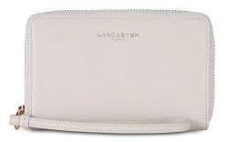 LANCASTER Schoudertas Clutch Small Soft Matelassé Met Goudkleurige Details 23 LANCASTER Schoudertas Clutch Small Soft Matelassé Met Goudkleurige Details -Beroemde Badkleding Winkel lancaster portemonnee dune met goudkleurige logoprint wit 1
