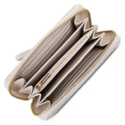 LANCASTER Portemonnee Dune Met Goudkleurige Logoprint -Beroemde Badkleding Winkel lancaster portemonnee dune met goudkleurige logoprint wit 11