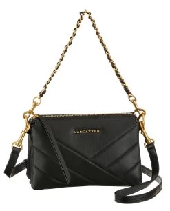 LANCASTER Schoudertas Baguette Bag Basic Chouchou Met Textielen Schouderriemen -Beroemde Badkleding Winkel lancaster schoudertas clutch small soft matelasse met goudkleurige details zwart 6