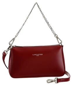LANCASTER Schoudertas Foulonne Milano Met Ritsvak Achter 24 LANCASTER Schoudertas Foulonne Milano Met Ritsvak Achter -Beroemde Badkleding Winkel lancaster schoudertas crossbody bag small suave even in modieuze lak look rood 14