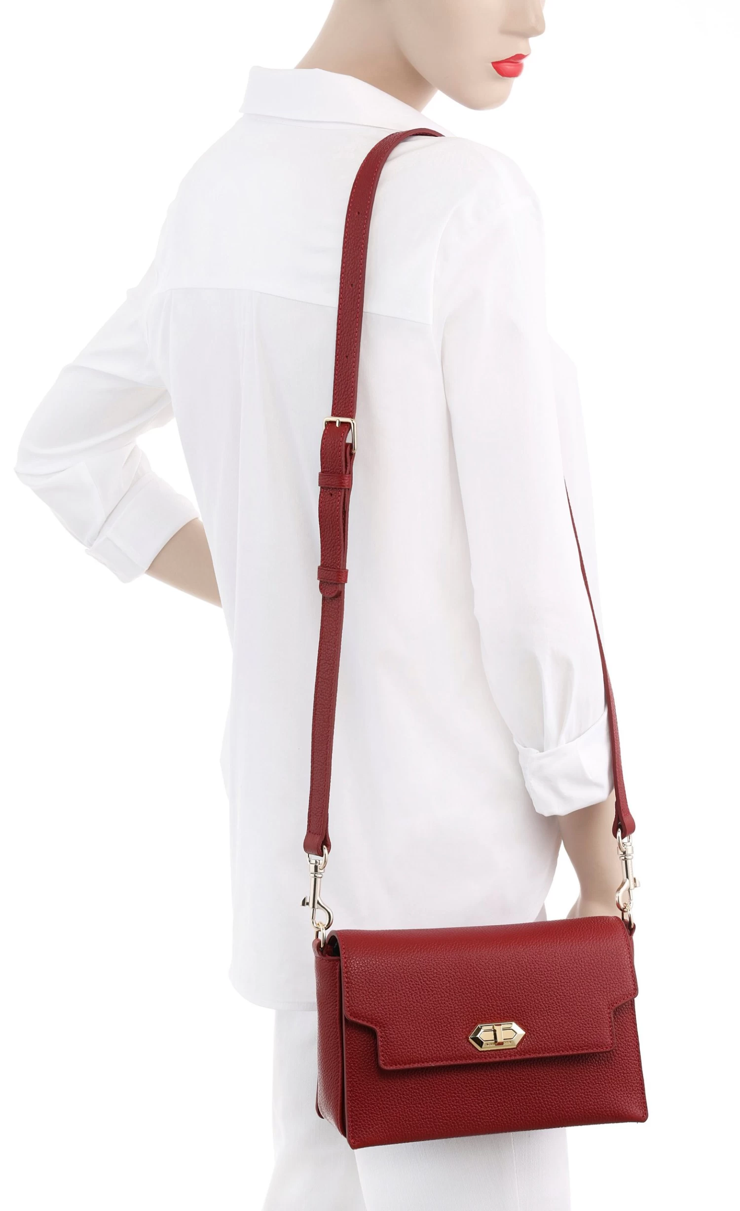 LANCASTER Schoudertas Foulonne Milano Van Hoogwaardig Leer 2 LANCASTER Schoudertas Foulonne Milano Van Hoogwaardig Leer - Image 2