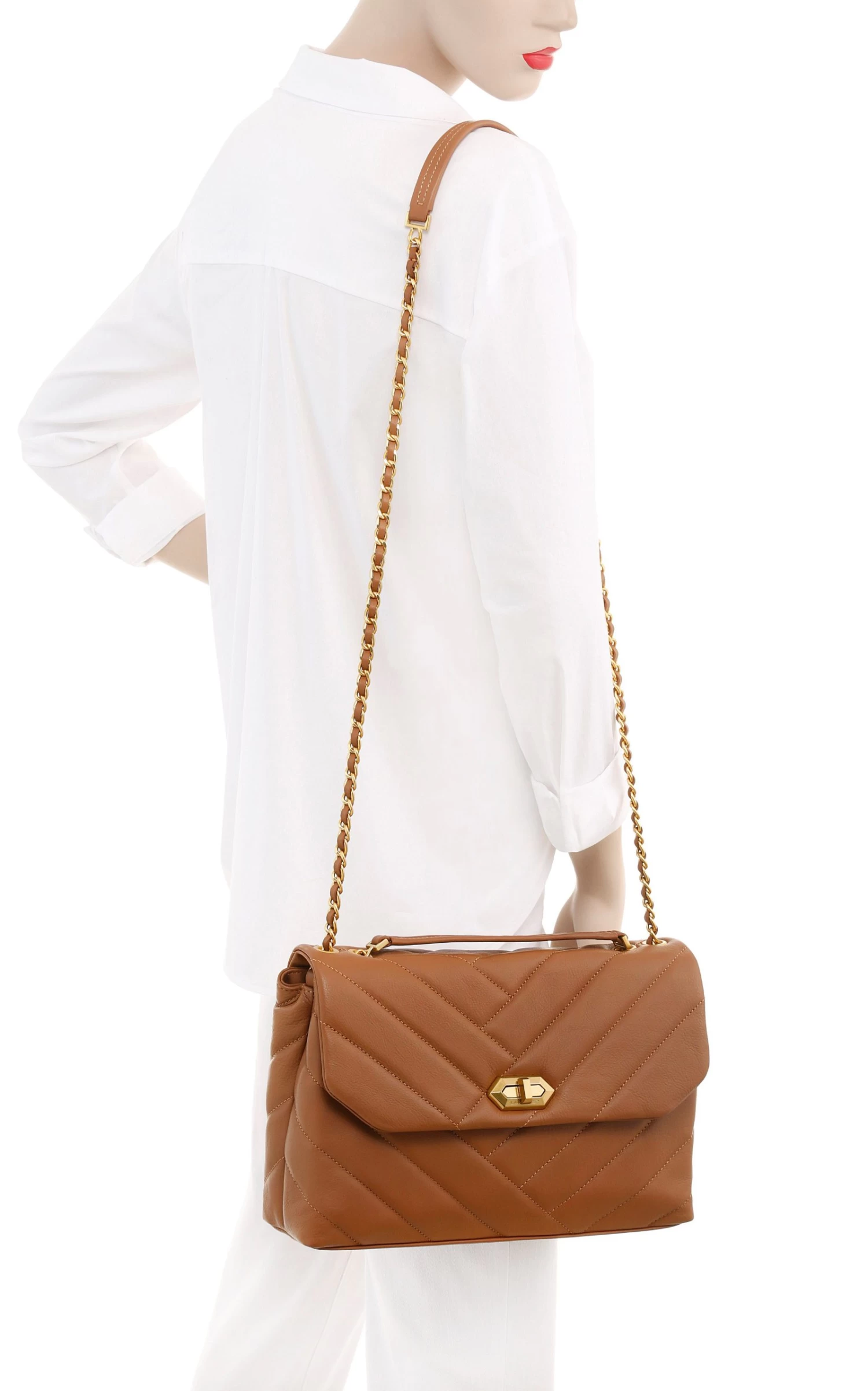 LANCASTER Schoudertas Trotter Bag L Met Goudkleurige Details 2 LANCASTER Schoudertas Trotter Bag L Met Goudkleurige Details - Image 2