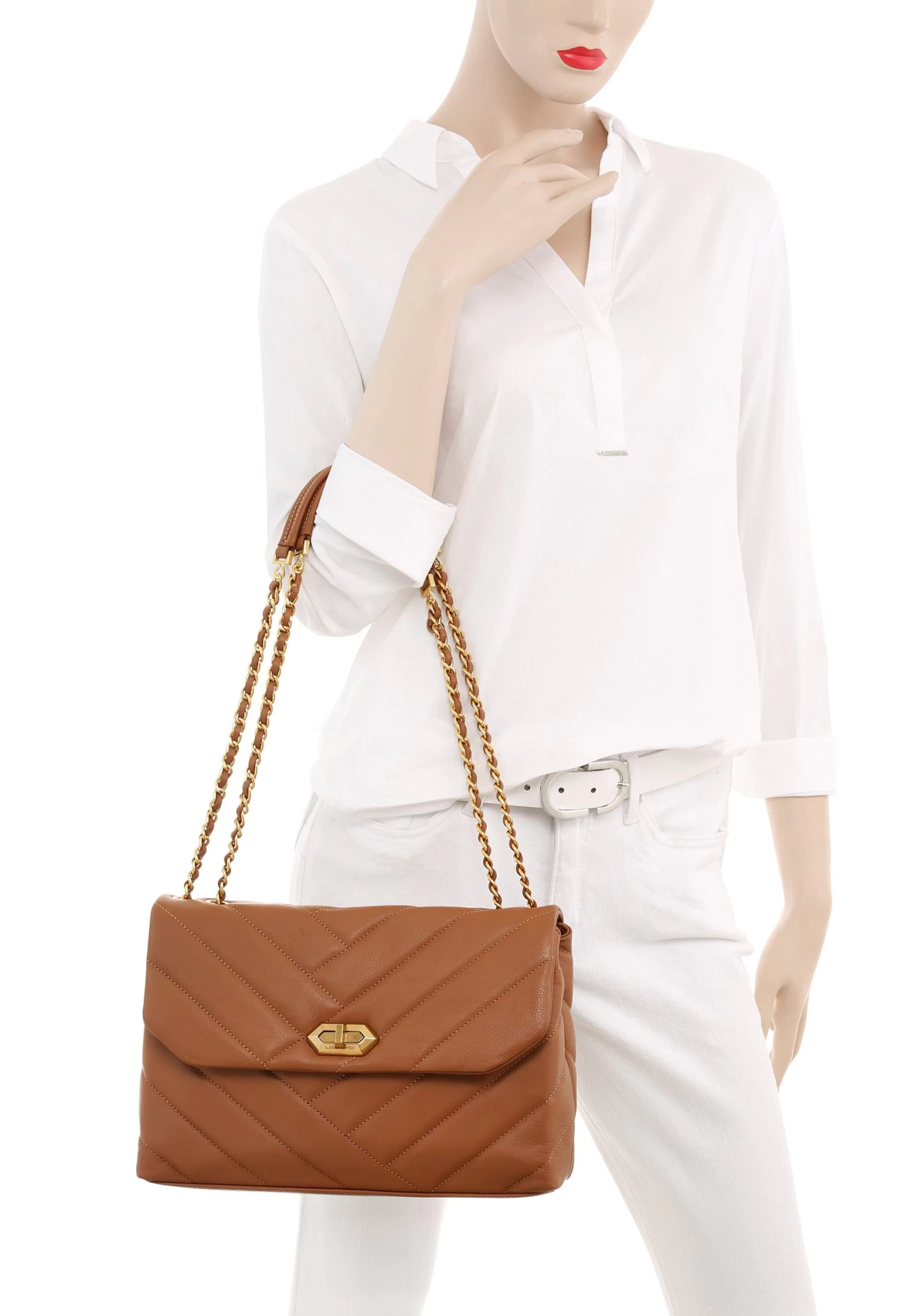 LANCASTER Schoudertas Trotter Bag L Met Goudkleurige Details 3 LANCASTER Schoudertas Trotter Bag L Met Goudkleurige Details - Image 3