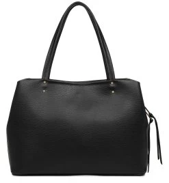 LANCASTER Shopper Foulonne Double Met Praktische Indeling -Beroemde Badkleding Winkel lancaster shopper foulonne double met praktische indeling zwart 2