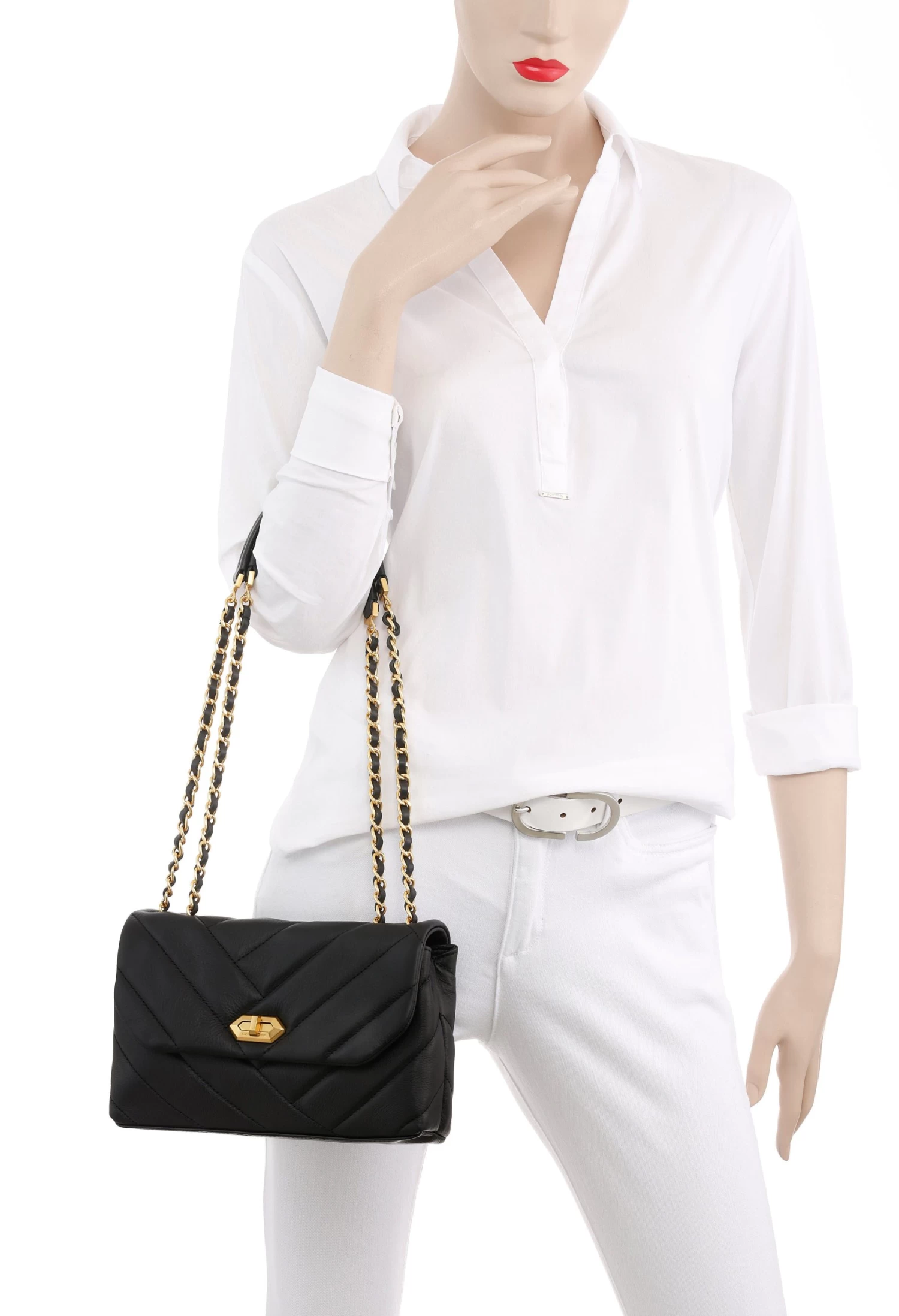 LANCASTER Shopper Soft Matelassé Met Modieuze Stiksels 2 LANCASTER Shopper Soft Matelassé Met Modieuze Stiksels - Image 2