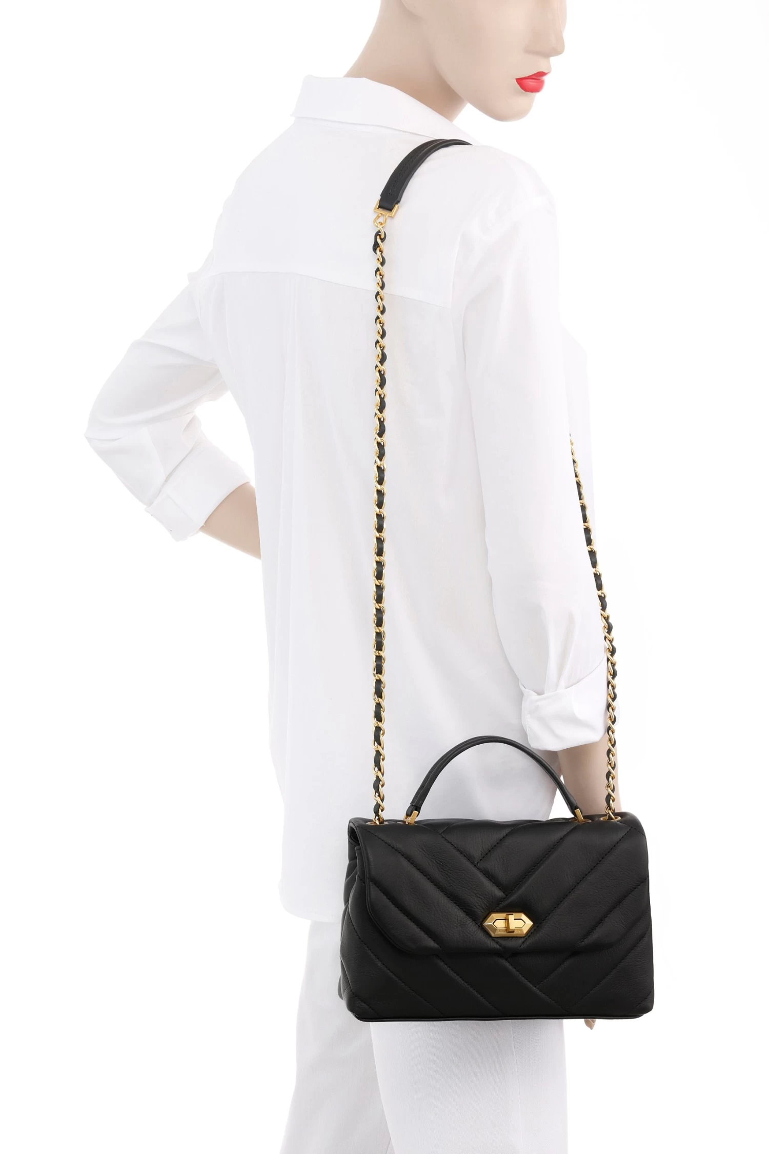 LANCASTER Shopper Soft Matelassé Met Modieuze Stiksels 3 LANCASTER Shopper Soft Matelassé Met Modieuze Stiksels - Image 3