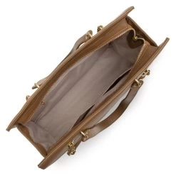 LANCASTER Shopper Soft Matelassé Met Mooie Siernaden -Beroemde Badkleding Winkel lancaster shopper soft matelasse met mooie siernaden bruin 13