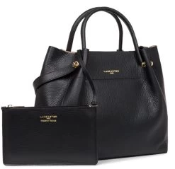 LANCASTER Tas Foulonne Milano Met Praktische Indeling 34 LANCASTER Tas Foulonne Milano Met Praktische Indeling -Beroemde Badkleding Winkel lancaster shopper tote bag foulonne double zwart 9