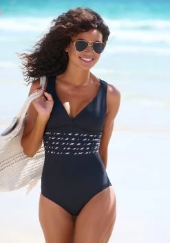 Sunseeker Badpak Met Verschillende Draagvarianten En Modellerend Effect -Beroemde Badkleding Winkel lascana badpak kaa zwart