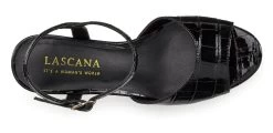 Lascana Belle Affaire Highheel Sandaaltjes Met Plateau, Veganistisch -Beroemde Badkleding Winkel lascana belle affaire highheel sandaaltjes met plateau veganistisch zwart 4