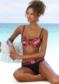 Sunseeker Bikinitop Met Beugels Modern In Compact Model 20 Sunseeker Bikinitop Met Beugels Modern In Compact Model -Beroemde Badkleding Winkel lascana beugelbikini in bandeaumodel met jungle look roze