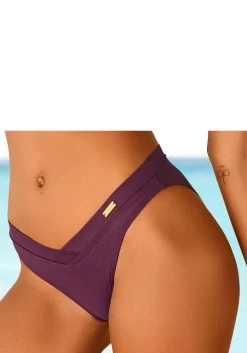 Venice Beach Bikinibroekje Jane Met Omslagband -Beroemde Badkleding Winkel lascana bikinibroekje italy hoge beenlijn rood 1