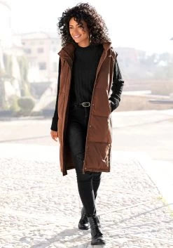 O'Neill Zwembroek PALMA BOTTOM -Beroemde Badkleding Winkel lascana bodywarmer met breedtestiksels in een lang model bruin 1