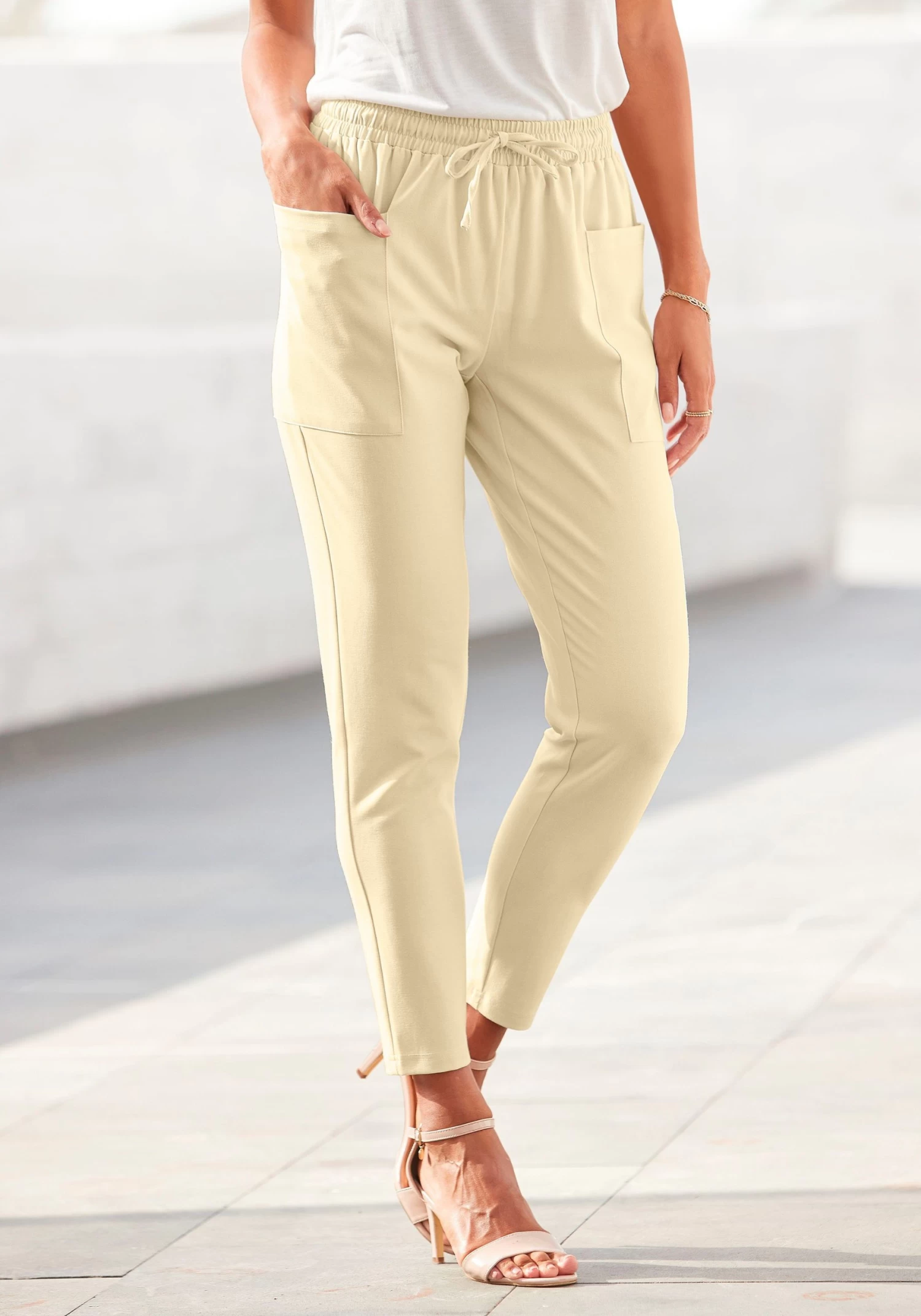 Vivance T-shirt Met Iets Aangerimpelde Ronde Hals (Set Van 2) 18 Vivance T-shirt Met Iets Aangerimpelde Ronde Hals (Set Van 2) - Image 18