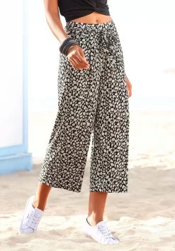 Roxy Zonnebril GINA -Beroemde Badkleding Winkel lascana culotte met print all over met een bindceintuur zwart 8