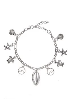 S.Oliver RED LABEL Beachwear Maxi-jurk Met Lage Ruglijn -Beroemde Badkleding Winkel lascana enkelkettinkje met hanger met verschillende zee hangers zilver 1