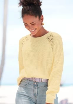 Beachtime Tanktop Met Kanten Detail Op De Rug (Set Van 2) -Beroemde Badkleding Winkel lascana gebreide trui 5