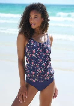 O'Neill Bikini, Soara Koppa -Beroemde Badkleding Winkel lascana oversized tankini blauw 3