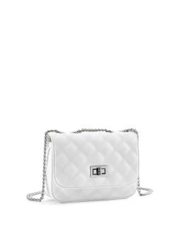 Venice Beach Zonnebril -Beroemde Badkleding Winkel lascana schoudertas handtas in miniformaat met kettinghandvat wit