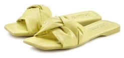 Esprit Short Met Rijgkoord En Knoopsluiting -Beroemde Badkleding Winkel lascana slippers muiltje van leer met zachte binnenzool en modieus carre model geel