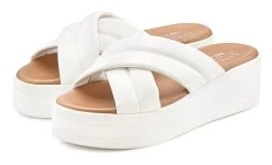 S.Oliver RED LABEL Beachwear Blousejurkje -Beroemde Badkleding Winkel lascana slippers mule van leer met modieuze plateauzool wit