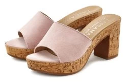 Tom Tailor Short Met Aandeel Linnen En Elastische Band 35 Tom Tailor Short Met Aandeel Linnen En Elastische Band -Beroemde Badkleding Winkel lascana slippers van leer met comfortabele blokhak in kurk look roze