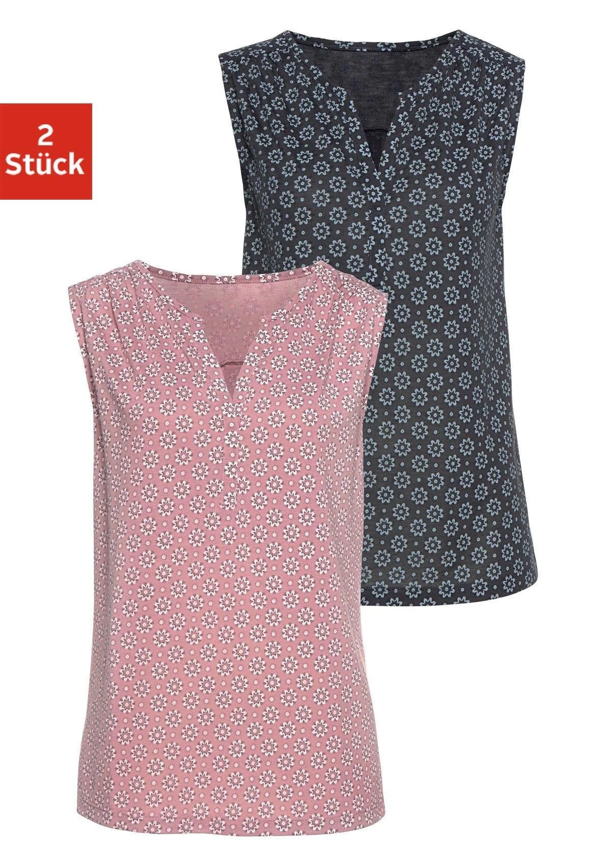 Vivance T-shirt Met Klein Beleg En Goudkleurige Knoop Onder Aan De Mouwen 9 Vivance T-shirt Met Klein Beleg En Goudkleurige Knoop Onder Aan De Mouwen - Image 9