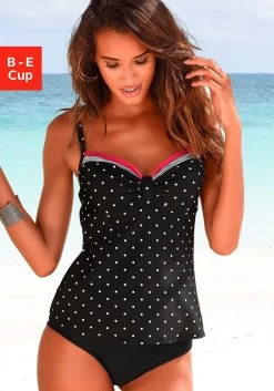 Sunseeker Push-upbikinitop Dainty Met Gehaakt Randje 29 Sunseeker Push-upbikinitop Dainty Met Gehaakt Randje -Beroemde Badkleding Winkel lascana tankinitop met beugels monroe zwart 13