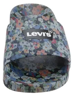 Levi's® Badslippers JUNE STAMP 23 Levi's® Badslippers JUNE STAMP -Beroemde Badkleding Winkel levis badslippers june stamp blauw 7