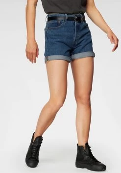 S.Oliver Jumpsuit Met Gedrapeerde Plooien In De Taille -Beroemde Badkleding Winkel levis short 501 mid thigh short 501 collection blauw